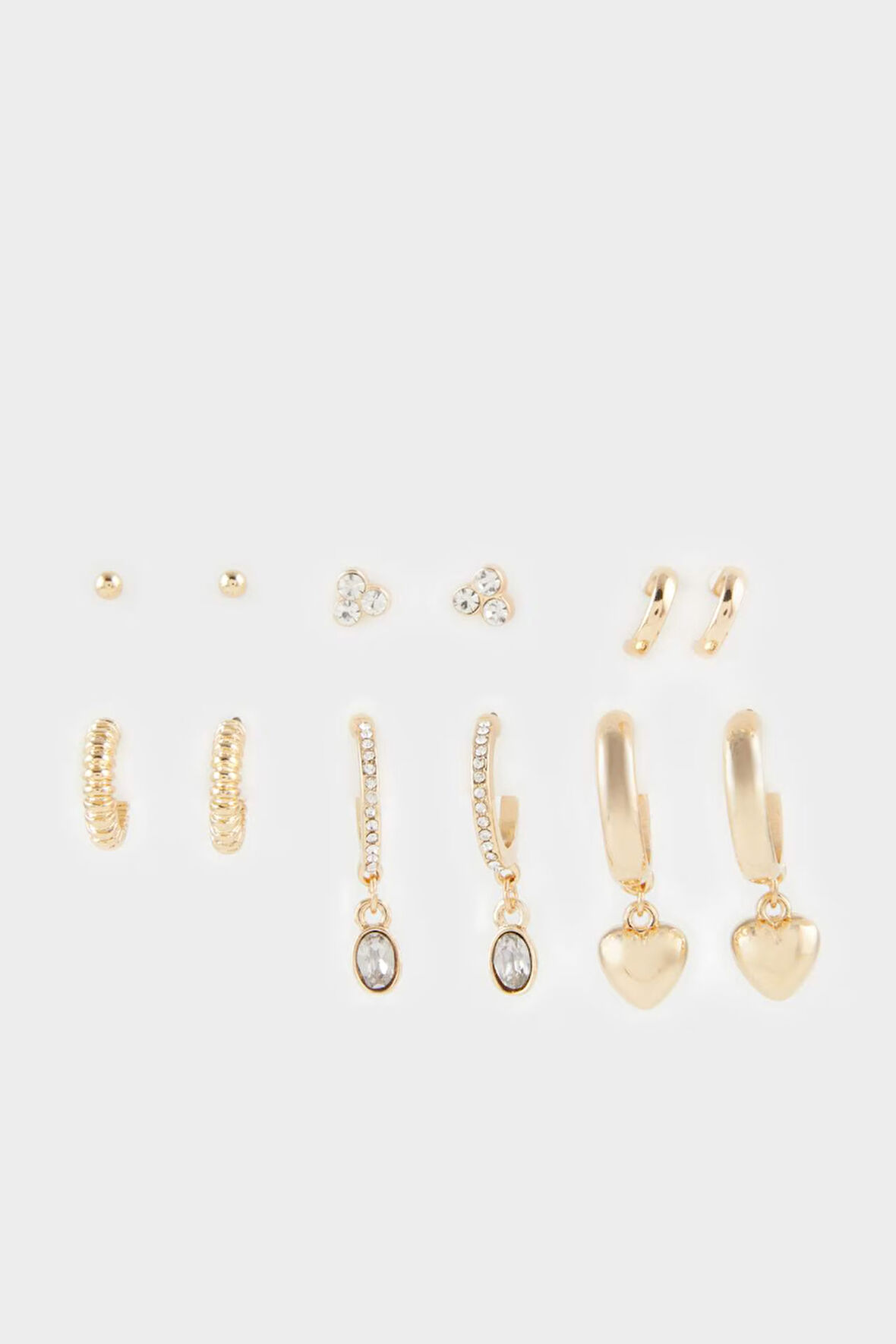 DeFacto Kadın 6'lı Gold Küpe E9076AXNSGD1