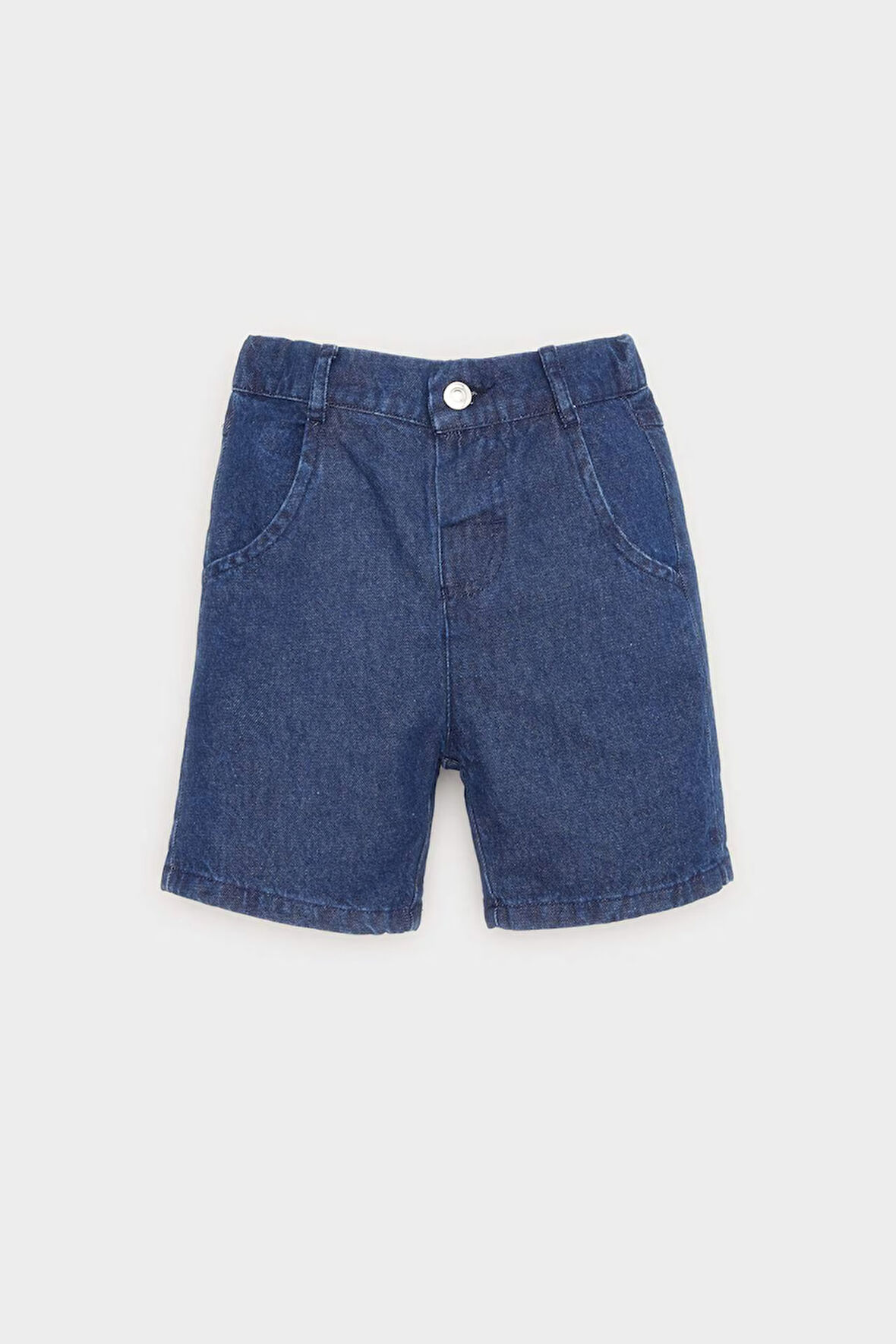 DeFacto Erkek Bebek Basic Düz Jean Şort E8258A525SMNM28