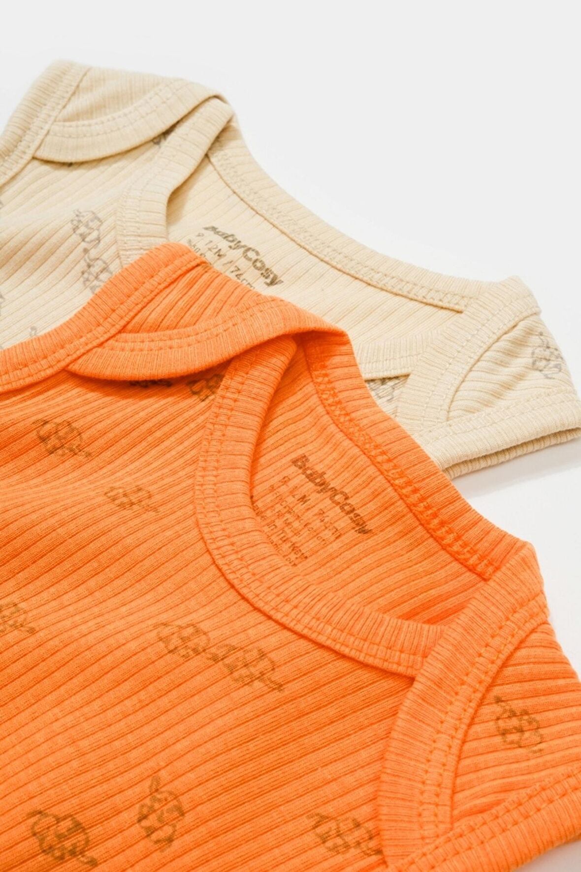 Organik Modal Fil Baskılı 2'li Askılı Badi