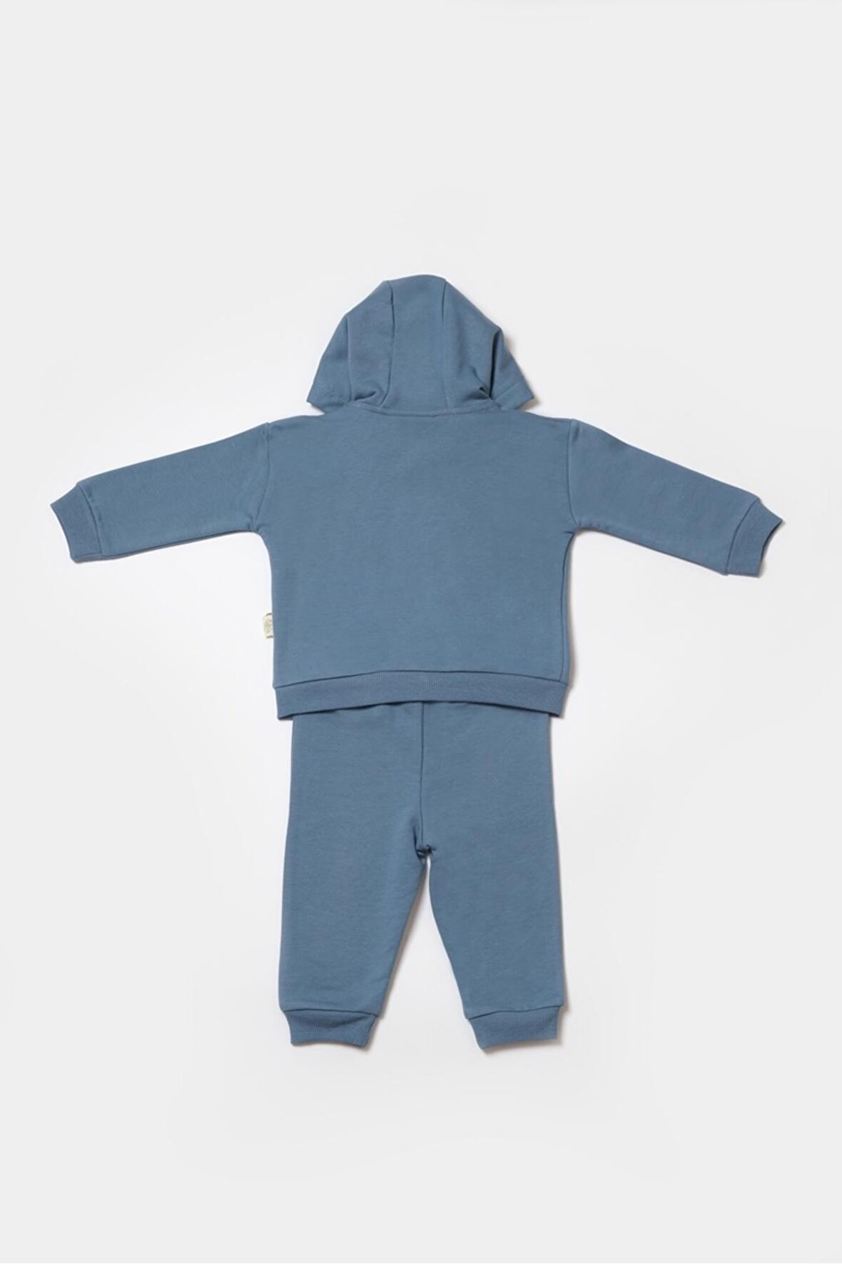 Organik Kapüşonlu Ceket & Pantolon Takımı