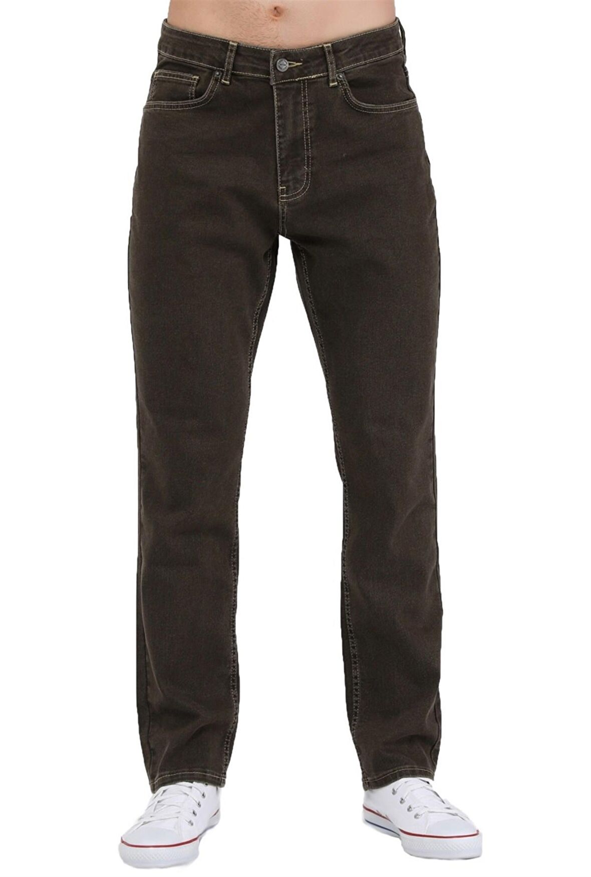 Regular Fit Jean Martin Yüksek Bel Standart Kesim Esnek Kot Pantolon C336