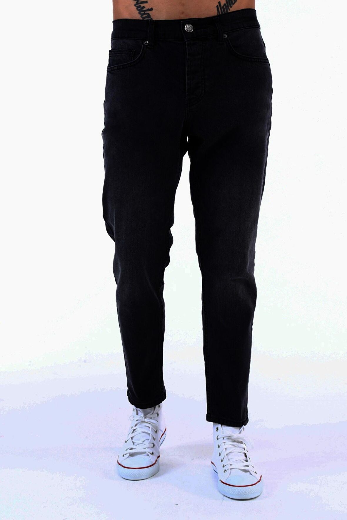 CEDY DENIM Erkek Yüksel Bel Dar Paça Salaş Kot Pantolon MOM Jean - C333