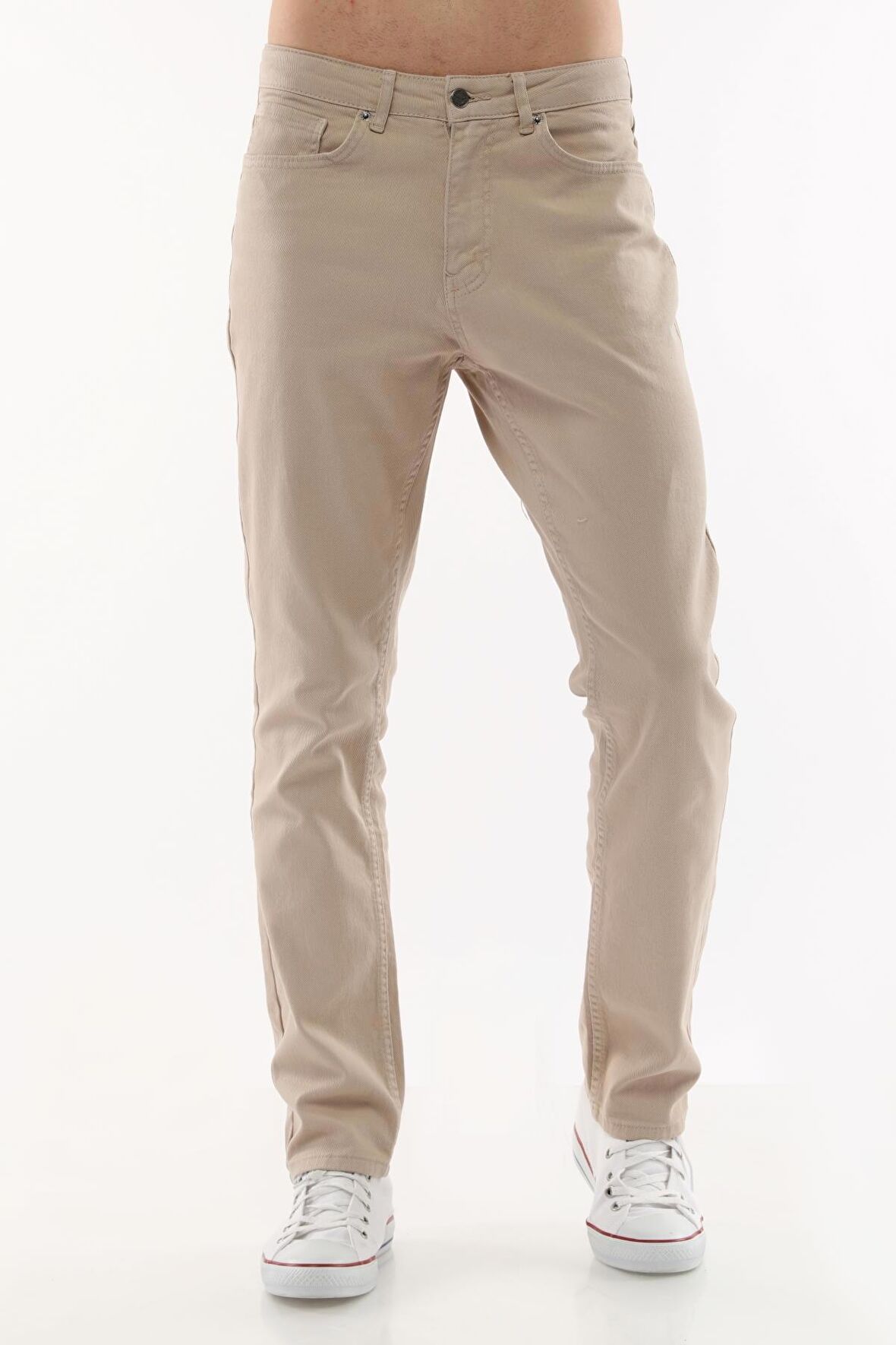 Regular Fit Jean Martin Yüksek Bel Standart Kesim Esnek Kot Pantolon C336