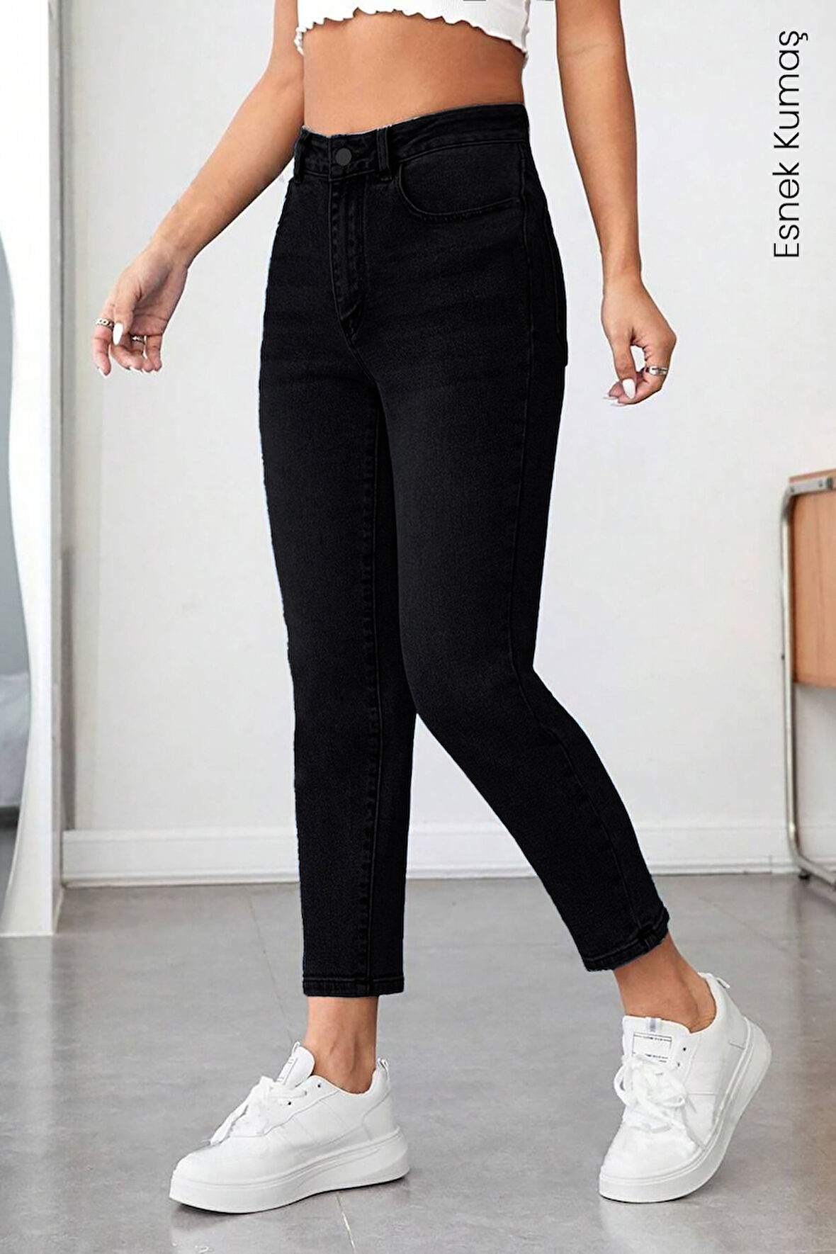 Kadın Yüksek Bel Soho Boyfriend Jean C599