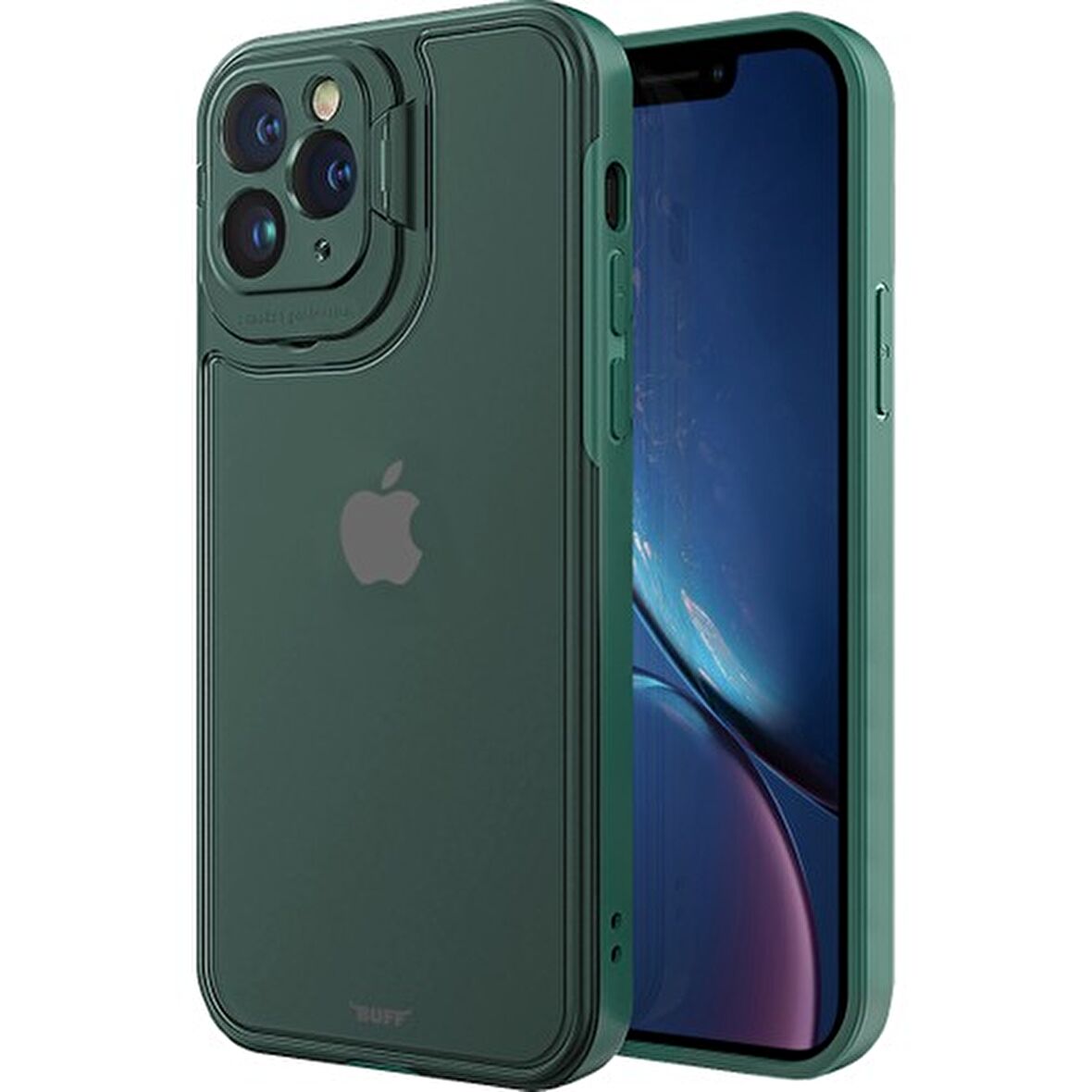 Buff iPhone 11 Pro Hybrid Corner Kılıf Green