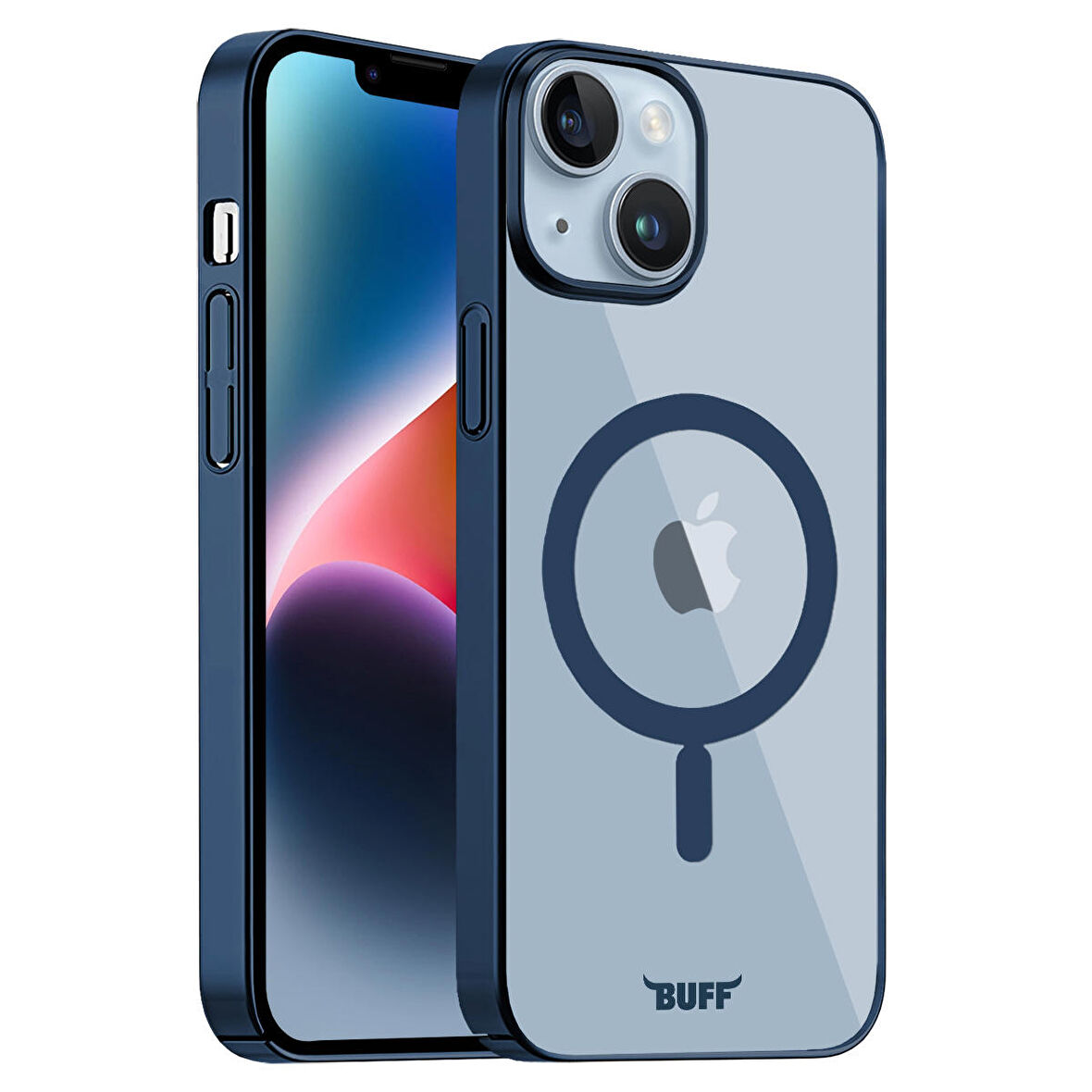 Buff iPhone 14 MagSafe Slim Fit Case Dark Blue
