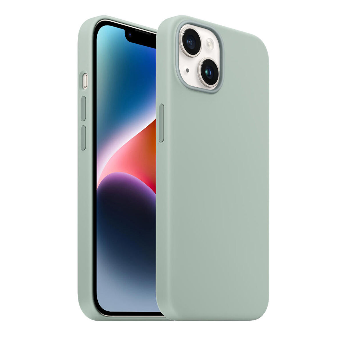 Buff iPhone 14 Rubber Fit Kılıf Succulent