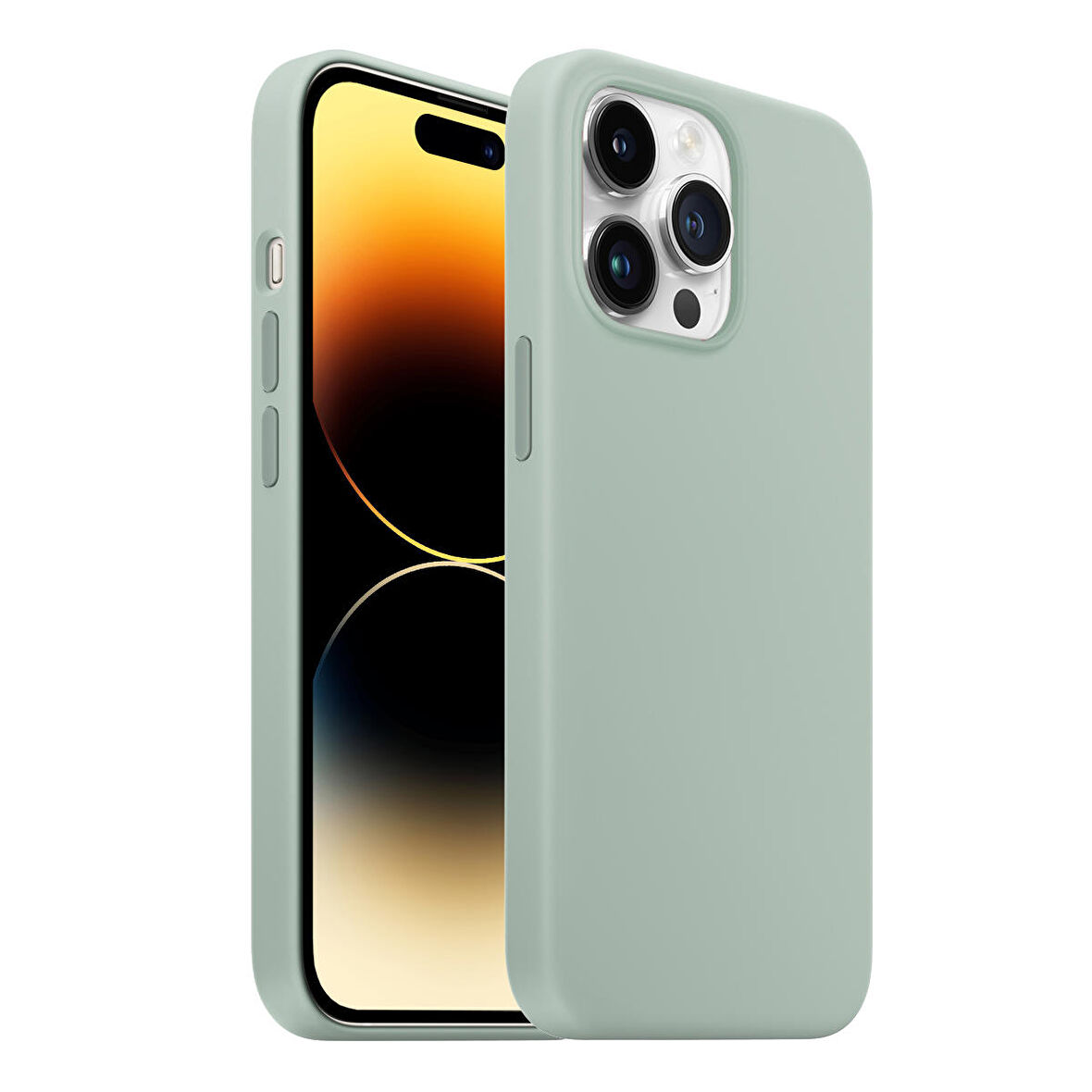 Buff iPhone 14 Pro Rubber Fit Kılıf Succulent