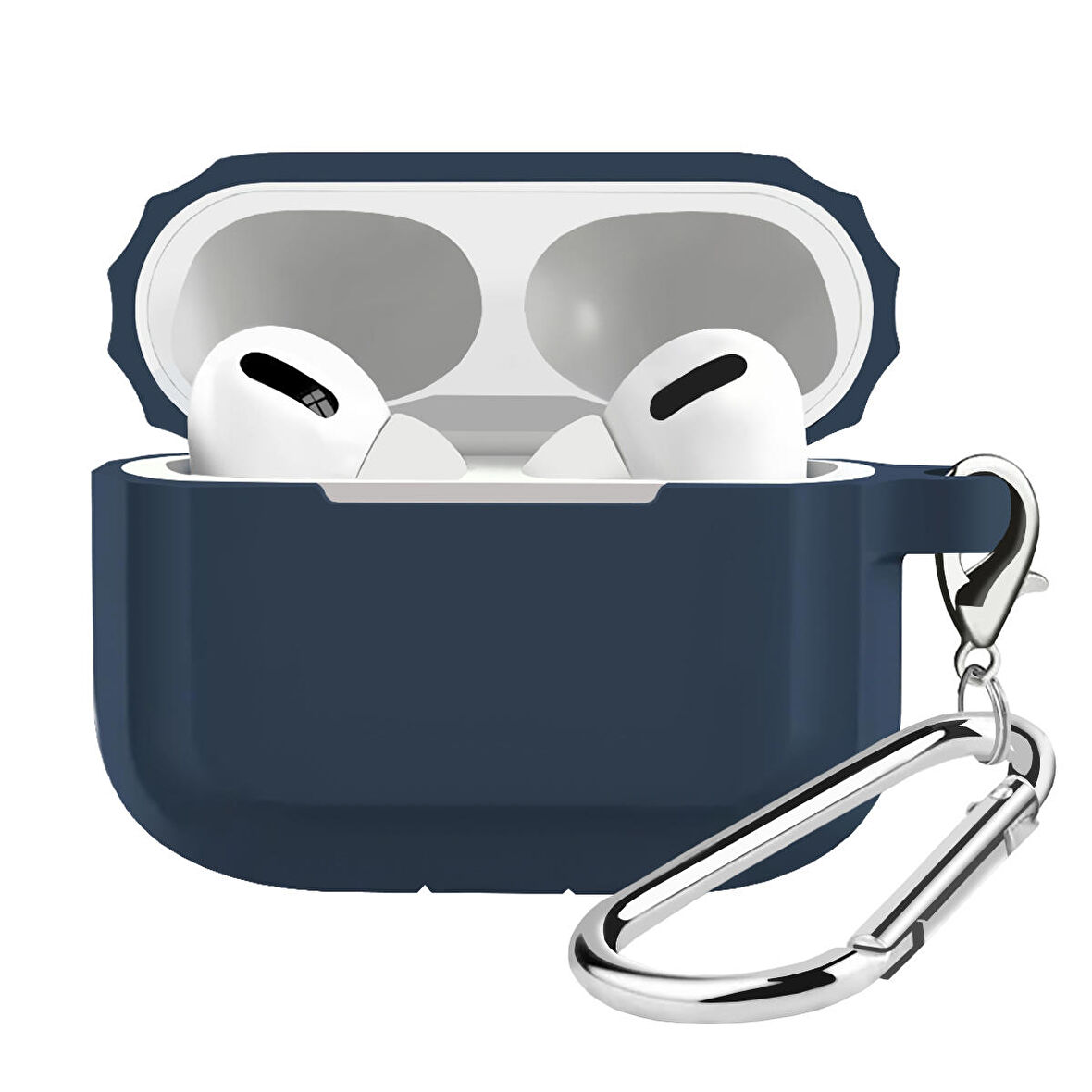 Buff Airpods Pro Rubber Silicone Case Dark Blue
