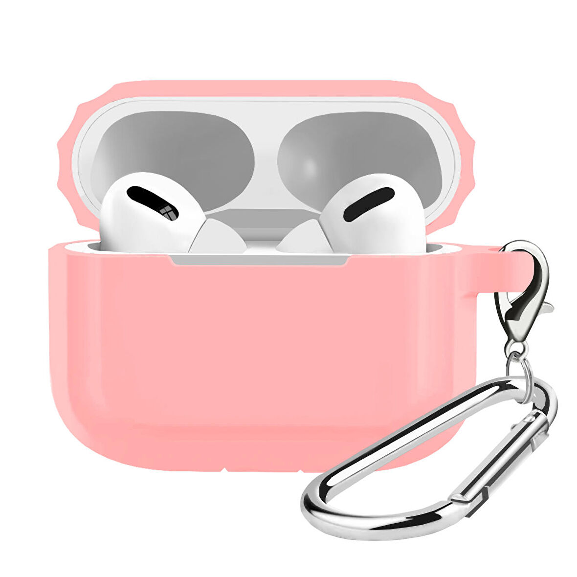 Buff Airpods Pro Rubber Silicone Case Pink
