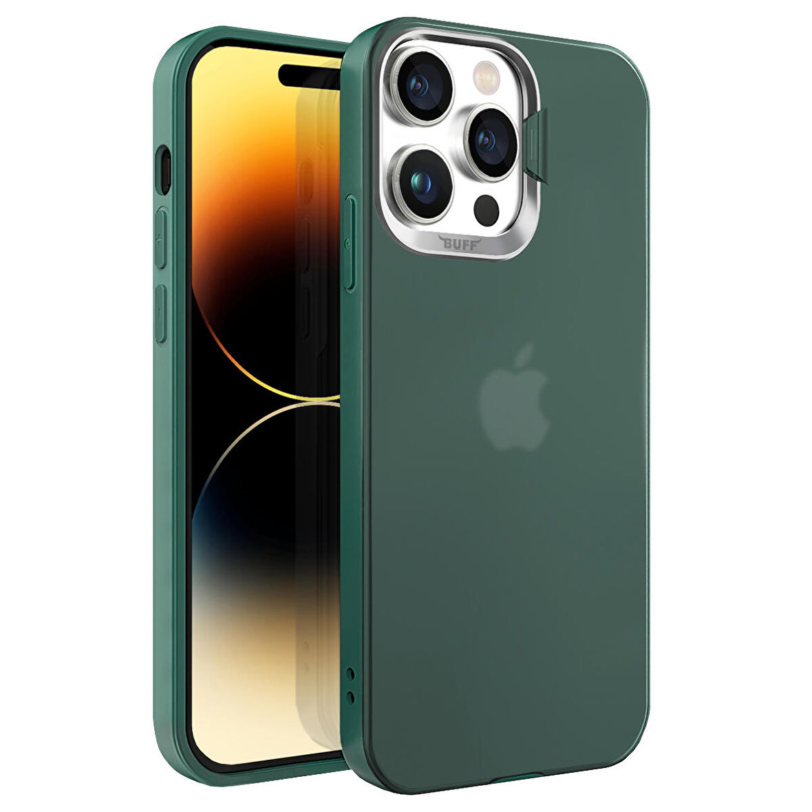 Buff iPhone 14 Pro New Corner Kılıf Green