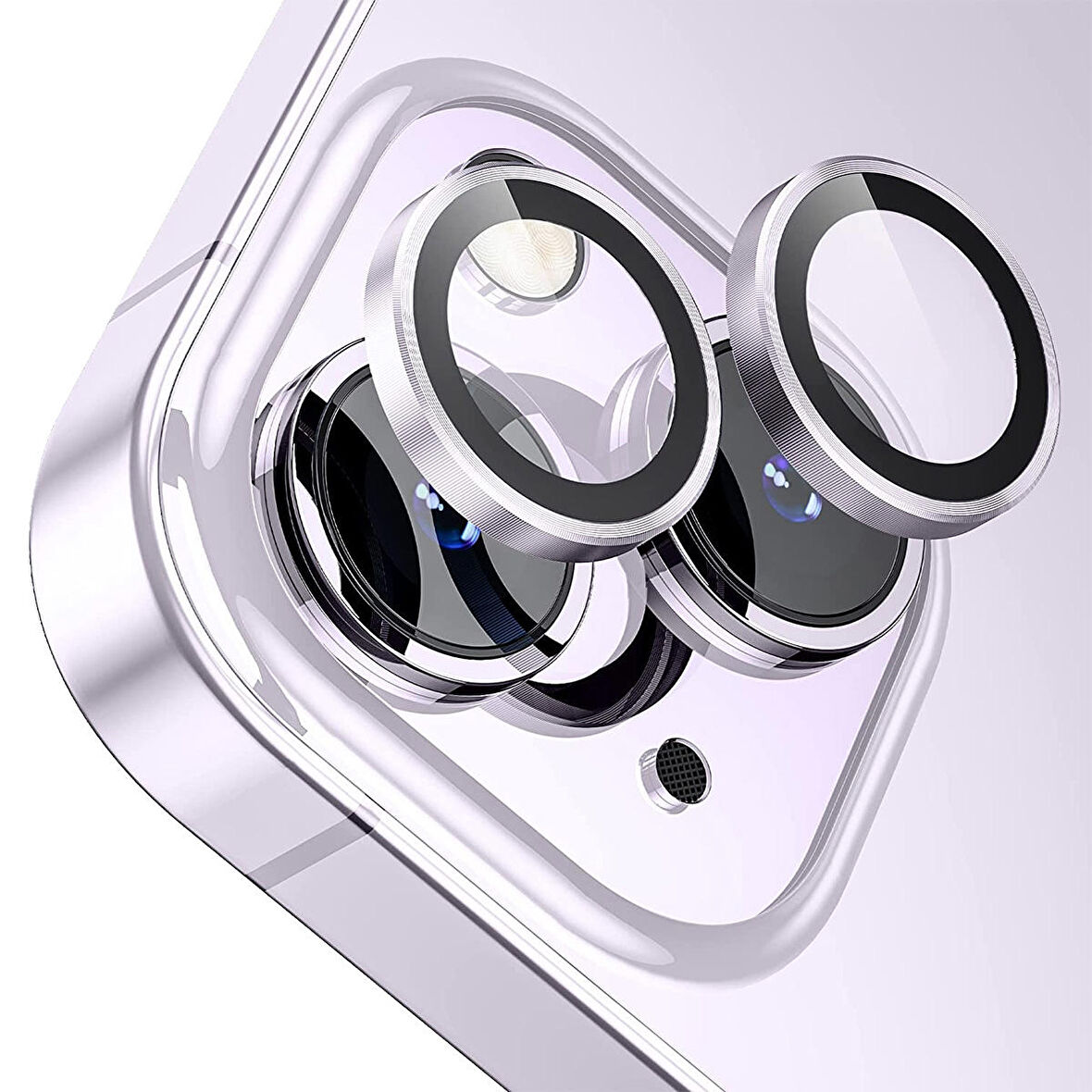 Buff iPhone 14 / 14 Plus Camera Metal Lens Protector Purple