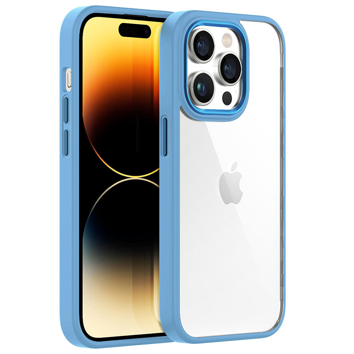 Buff iPhone 14 Pro New Air Bumper Kılıf Sierra Blue