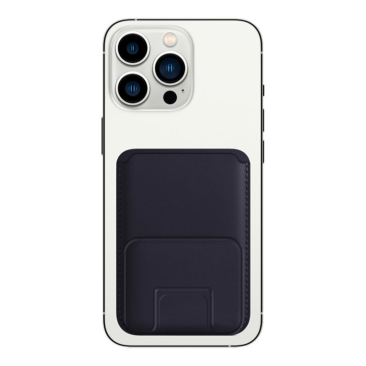 Buff iPhone WalletMag Stand Deri Cüzdan Purple