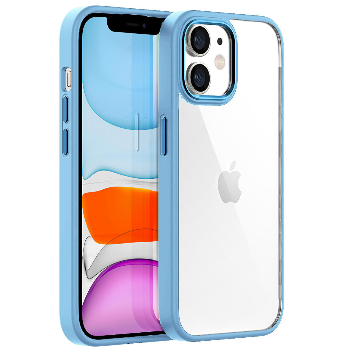 Buff iPhone 11 New Air Bumper Kılıf Sierra Blue