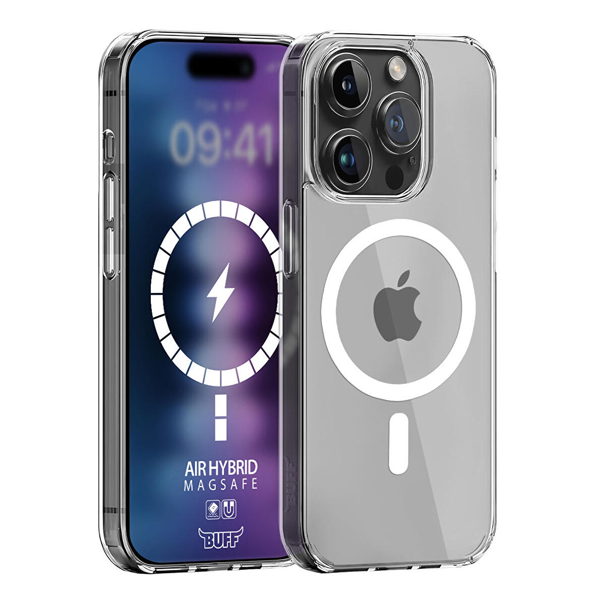 Buff iPhone 15 Pro Max Magsafe Air Hybrid Kılıf