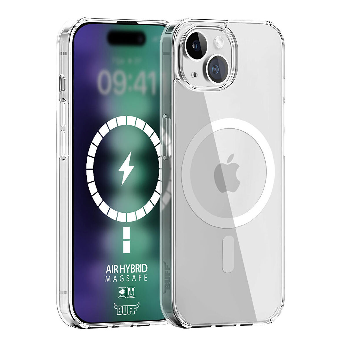 Buff iPhone 15 Plus Magsafe Air Hybrid Kılıf