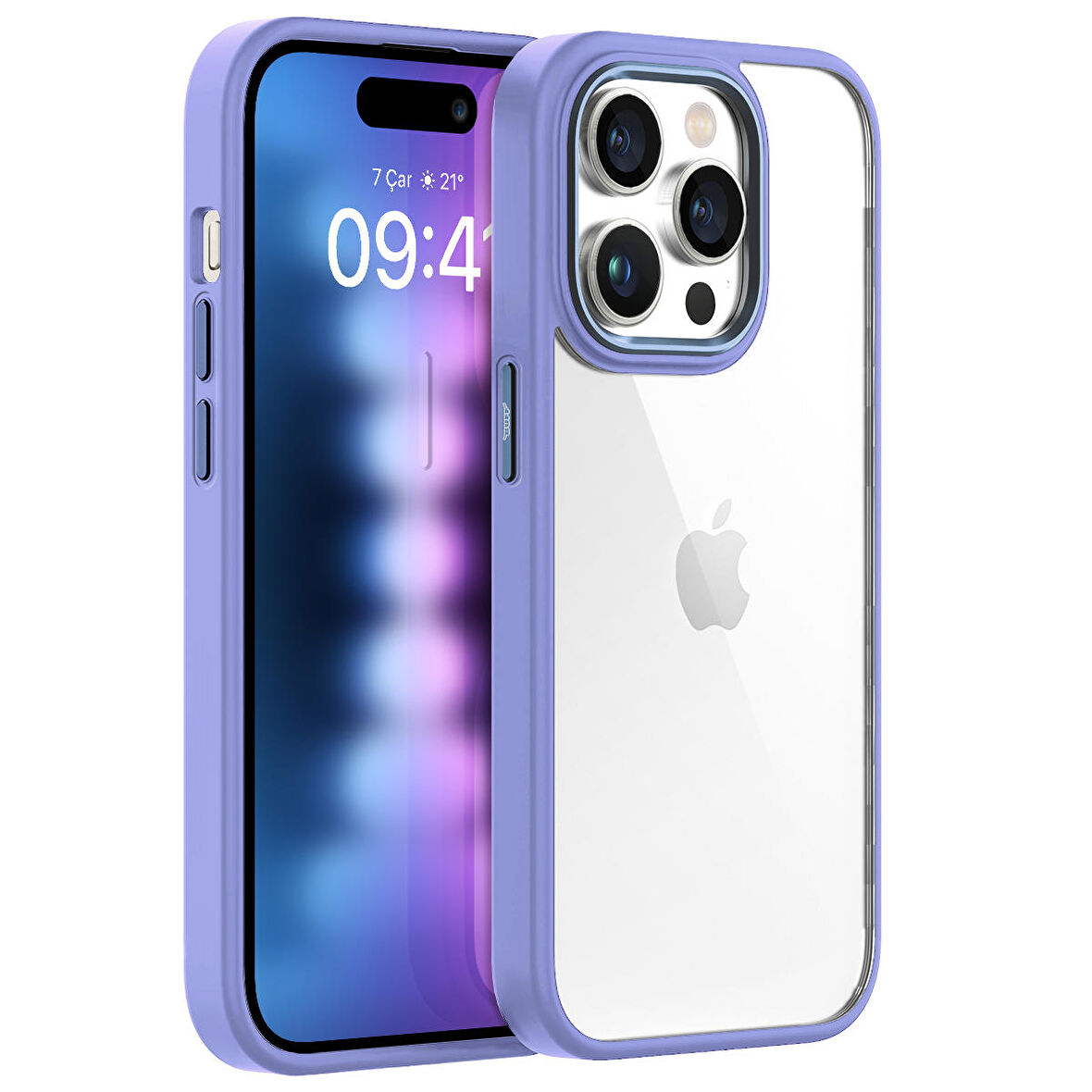 Buff iPhone 15 Pro Max New Air Bumper Kılıf Lily