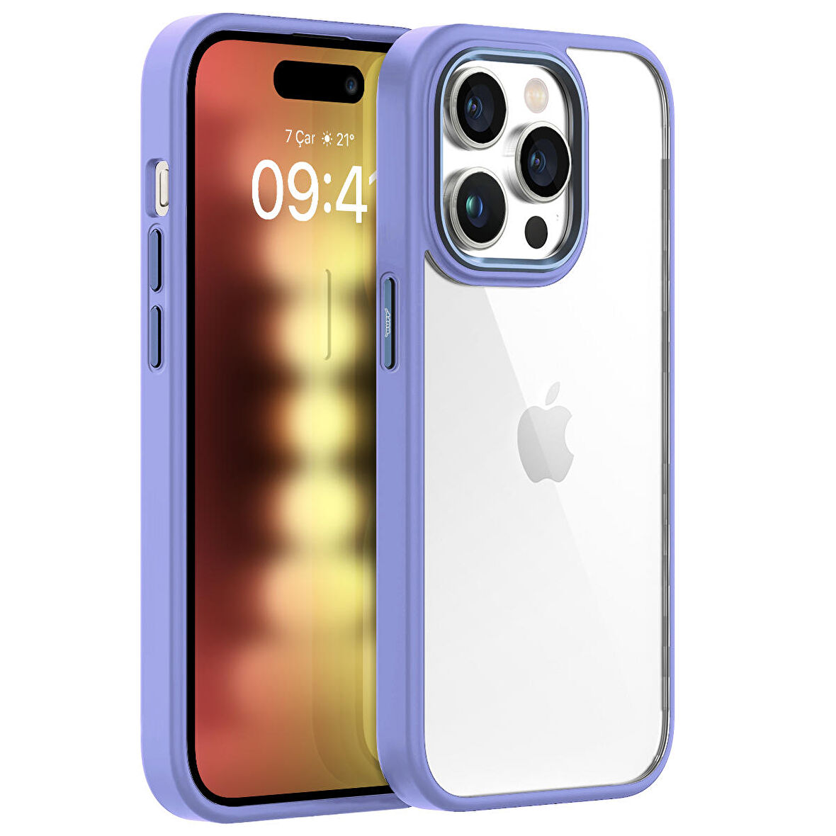 Buff iPhone 15 Pro New Air Bumper Kılıf Lily