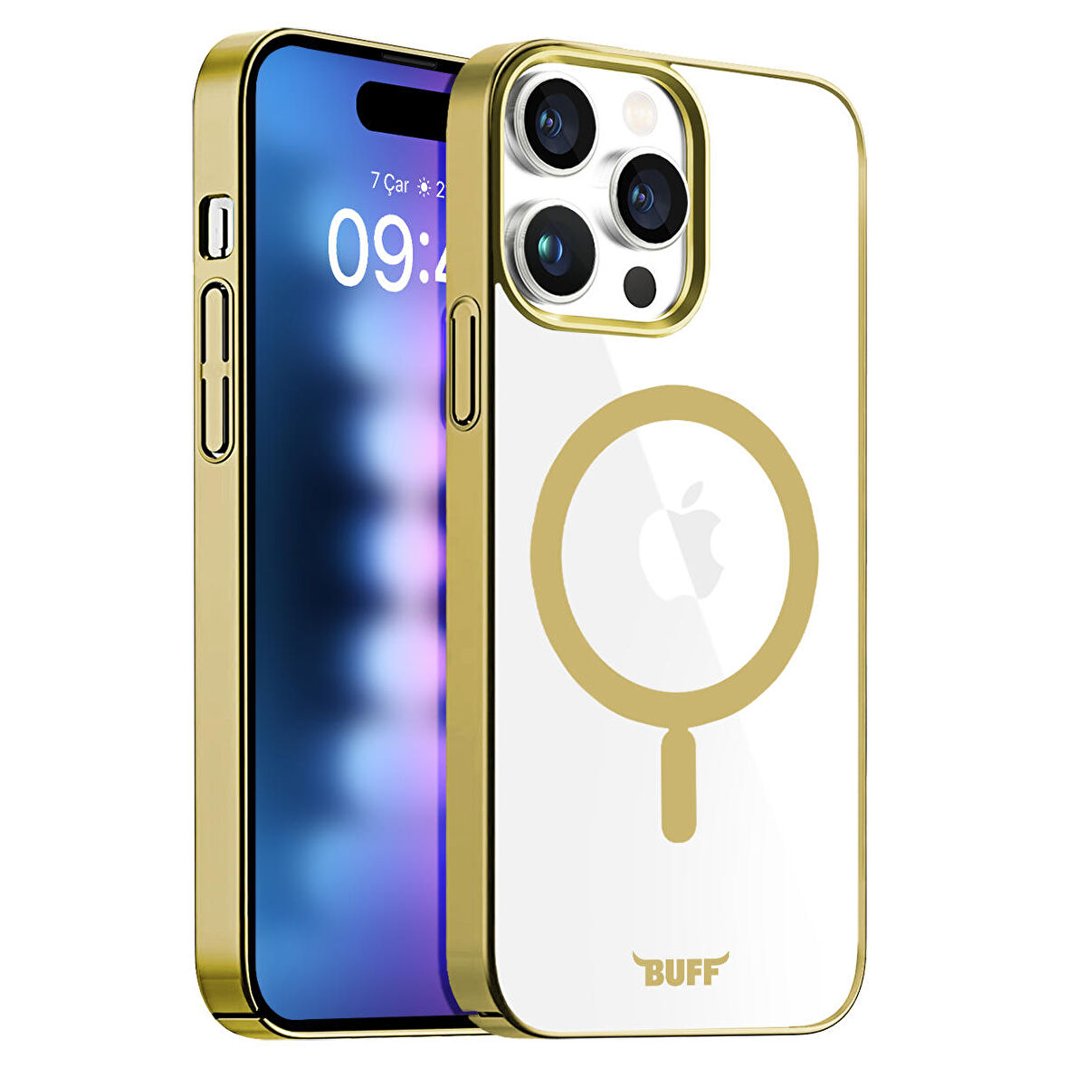 Buff iPhone 15 Pro Max MagSafe Slim Fit Kılıf Gold