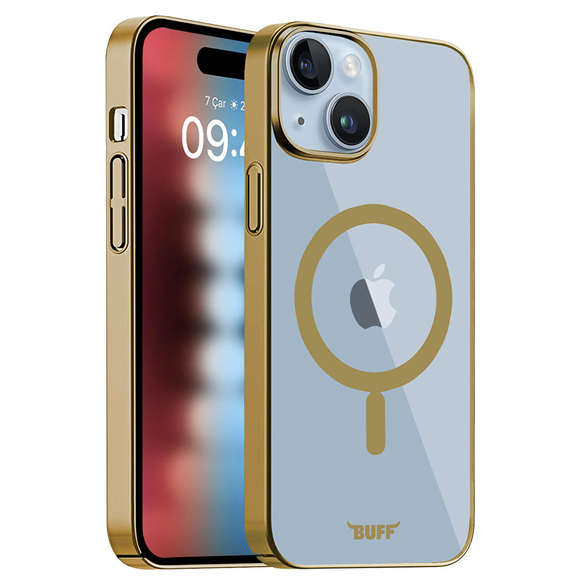 Buff iPhone 15 MagSafe Slim Fit Kılıf Gold