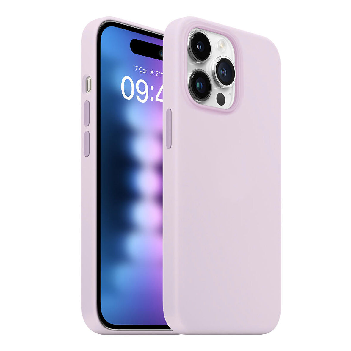 Buff iPhone 15 Pro Max Rubber Fit Kılıf Lily