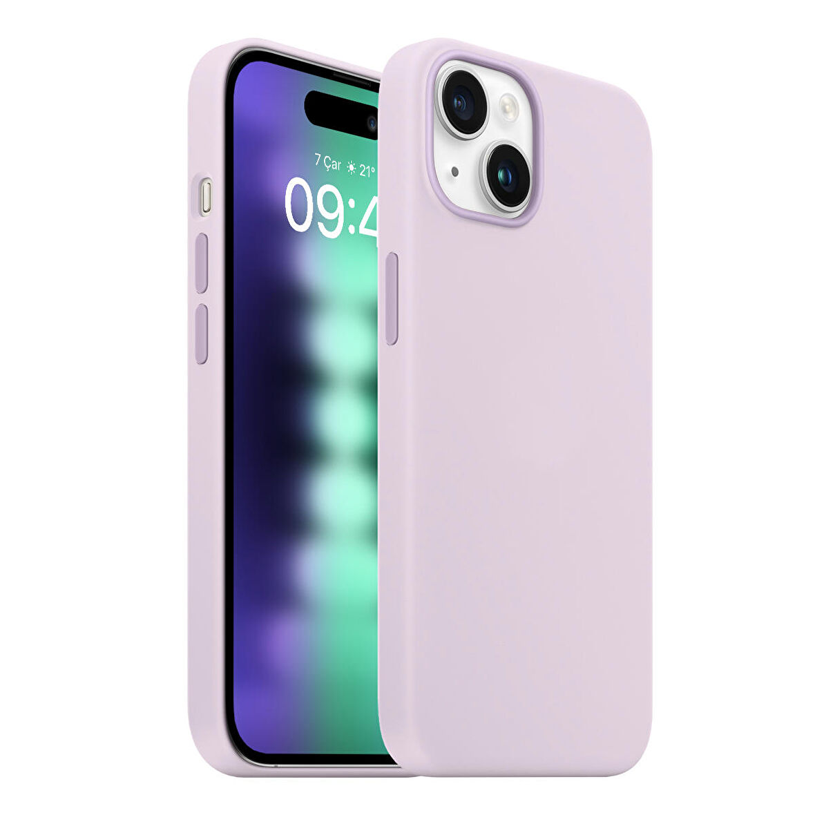 Buff iPhone 15 Plus Rubber Fit Kılıf Lily