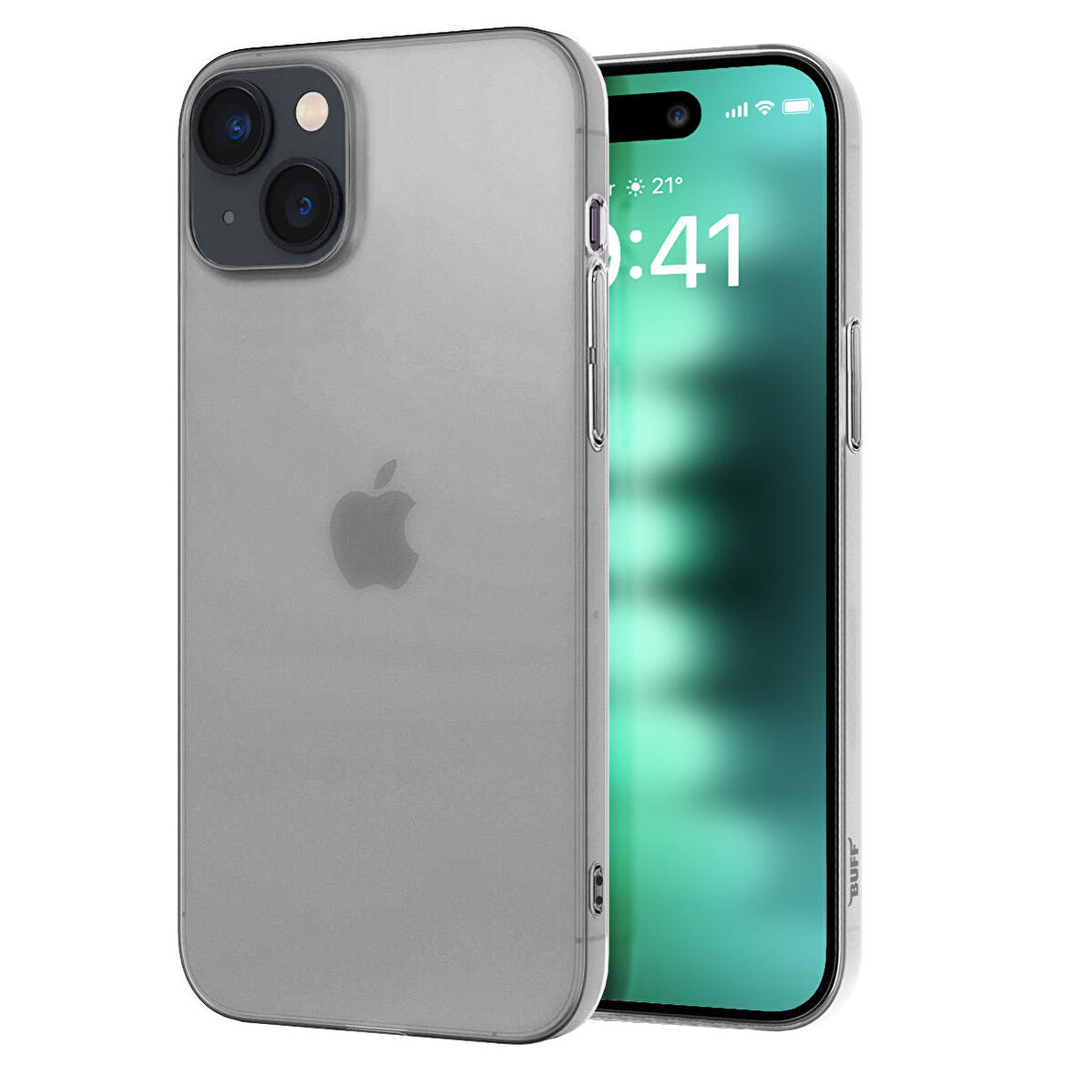Buff iPhone 15 Plus Slimfy Kılıf White