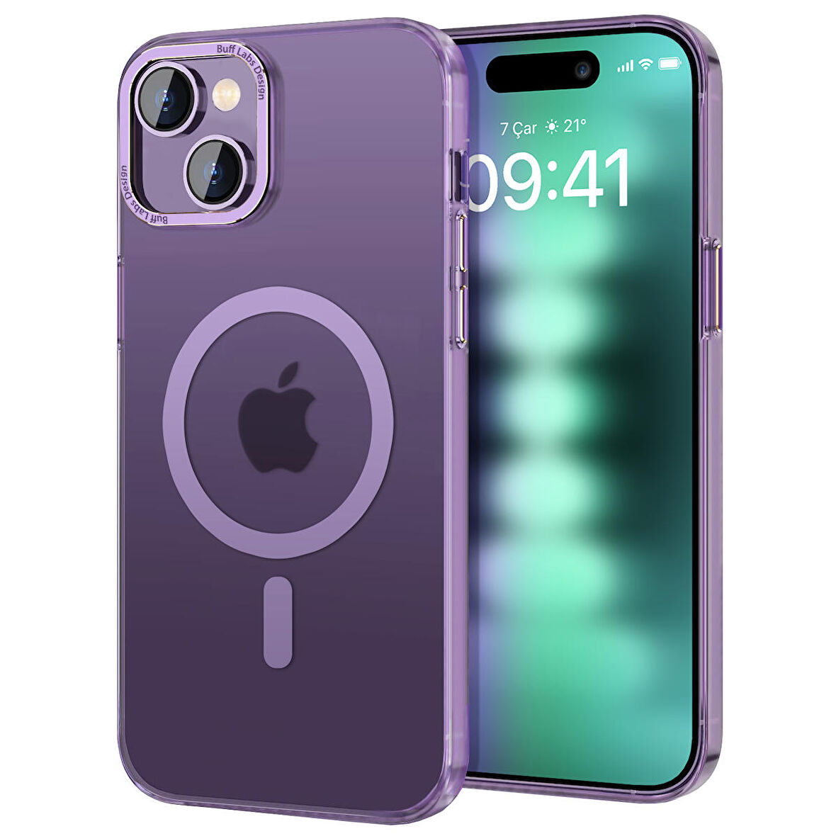 Buff iPhone 15 Plus TaoFit Kılıf Purple