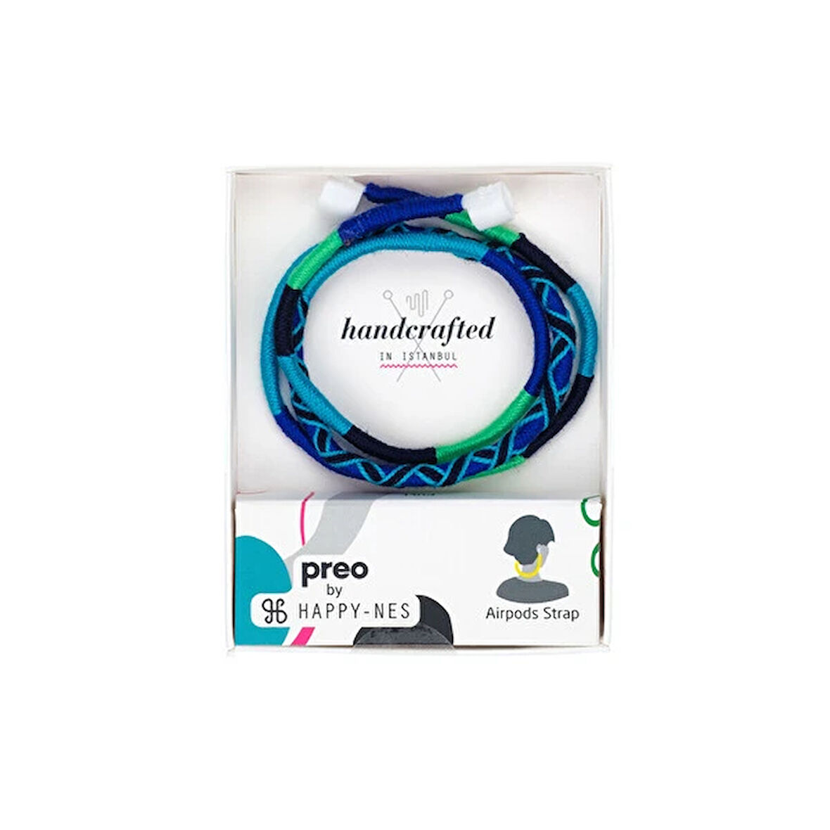 Preo Mmu143 By Happy-Nes Jayjay Mavi Airpods Askısı