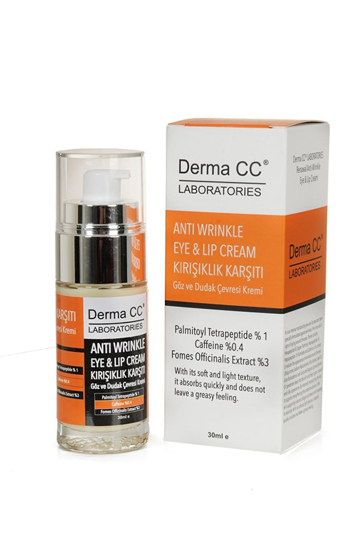 Derma Cc Laboratories Canlandırıcı-Yaşlanma Karşıtı Kolajen Tüm Yaşlar Göz Çevresi Krem 30 ml 