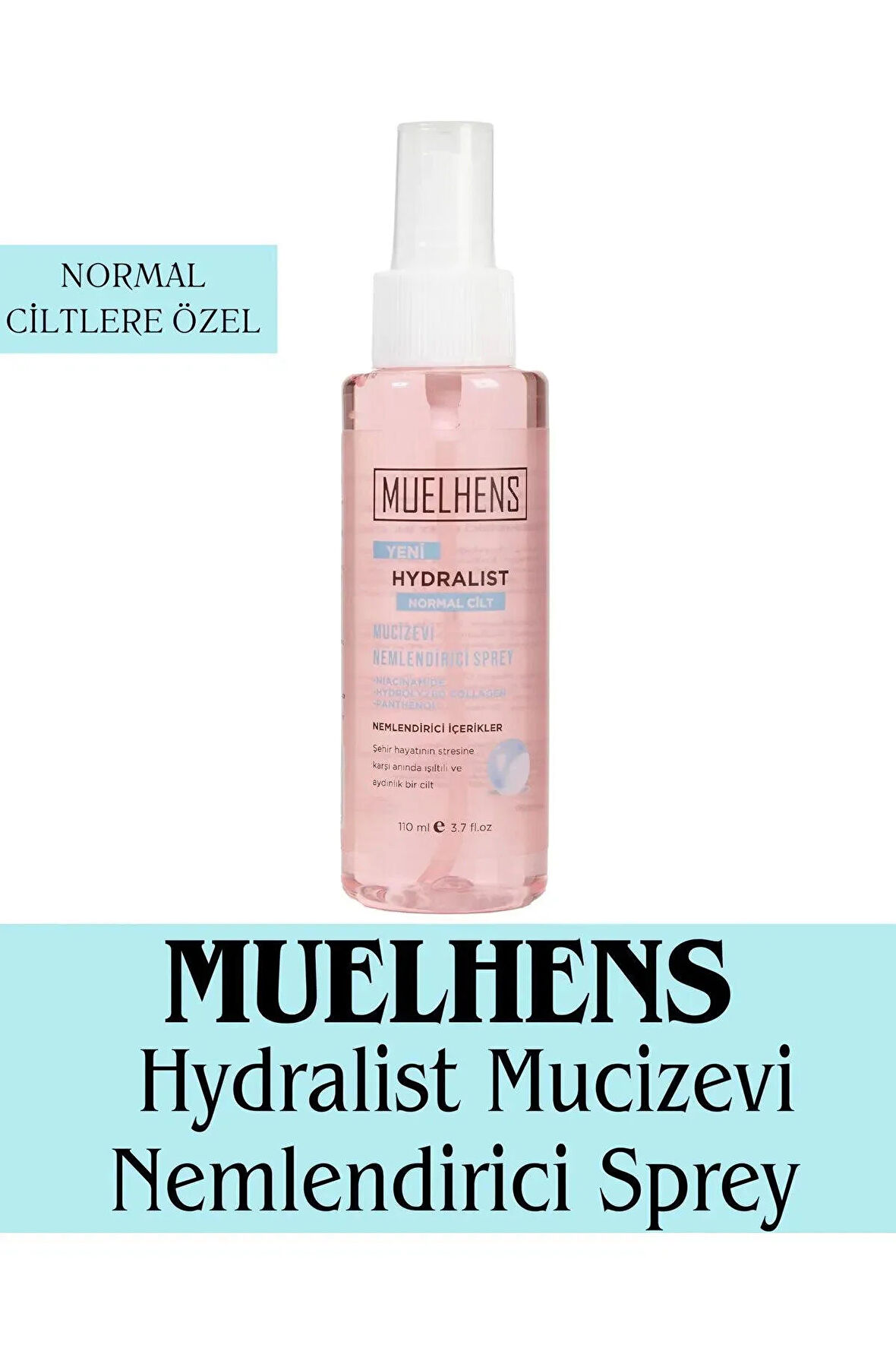 MUELHENS HYDRALIST MUCİZEVİ NEMLENDİRİCİ SPREY NORMAL CİLT 110 ML