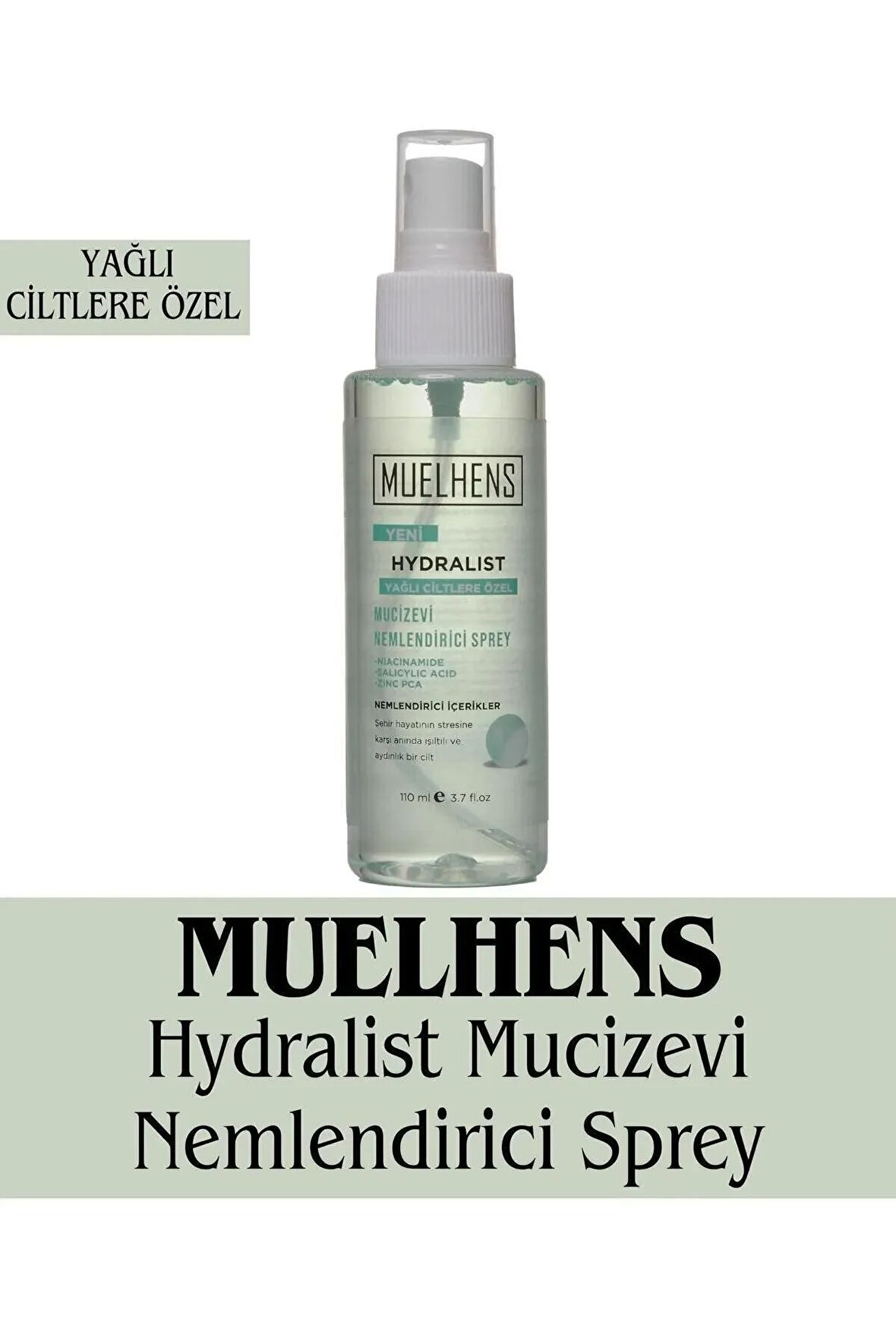 MUELHENS HYDRALIST NEMLENDİRİCİ BAKIM SPREYİ YAĞLI CİLTLEREÖZEL 110 ML