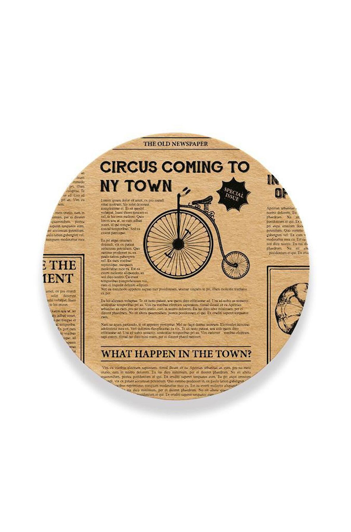 No16 36'lı Yuvarlak Gıda Servis ve Sunum Kağıdı