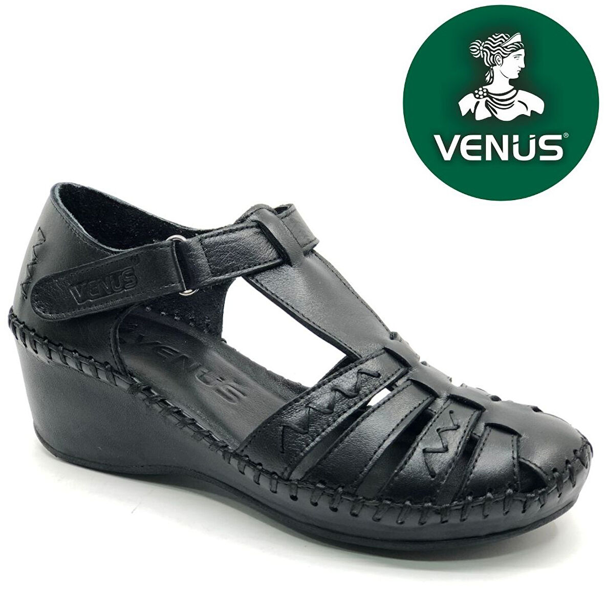 Venüs Miqula Hakiki Deri Comfort Ortopedik Kadın Sandalet