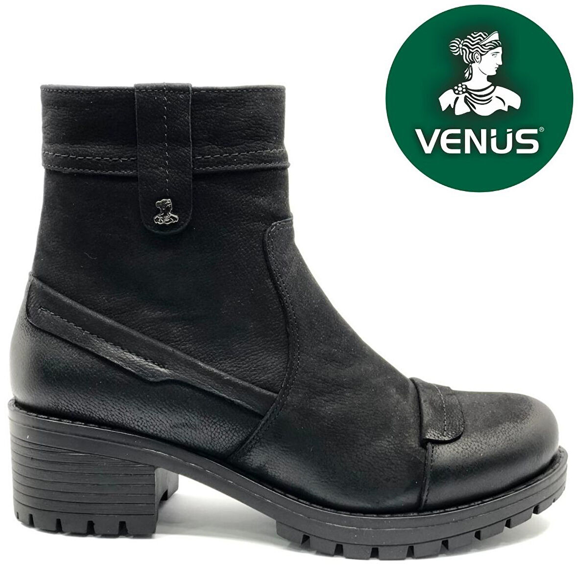 Venüs Wolrif Hakiki Deri Kaymaz Taban Ortopedik Kadın Bot