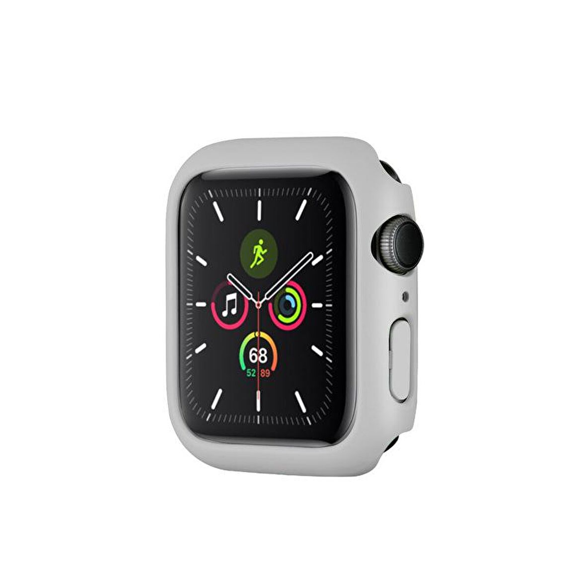 Apple Watch 7 Serisi 41mm Rubber Sert Plastik Mat Kılıf Kapak