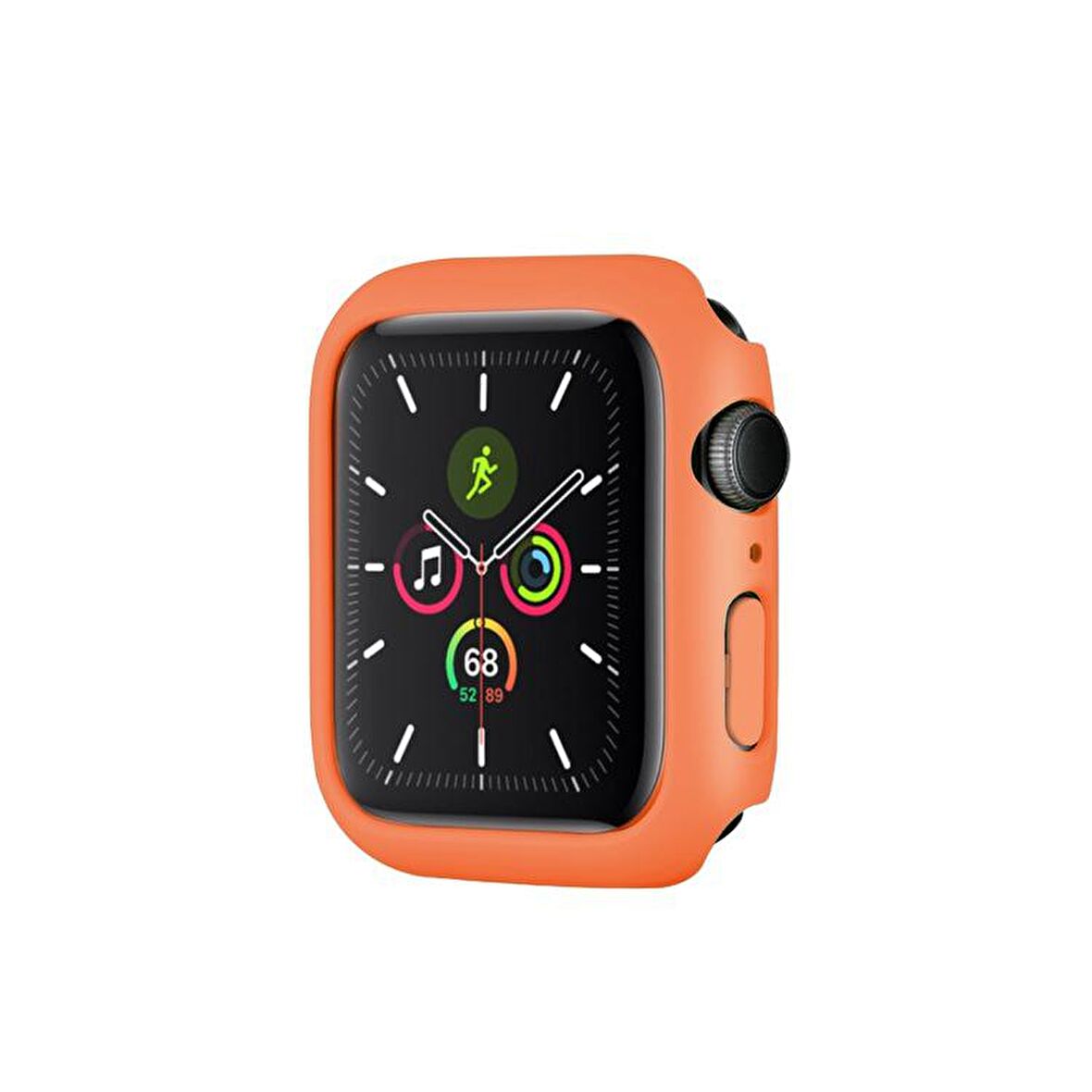 Apple Watch 7 Serisi 41mm Rubber Sert Plastik Mat Kılıf Kapak