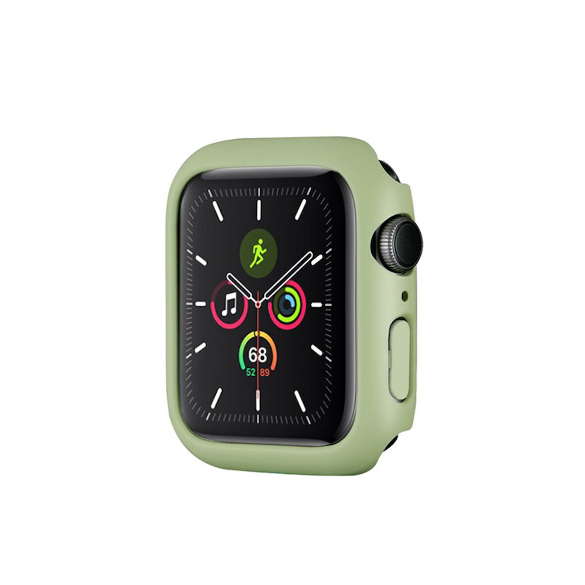 Apple Watch 7 Serisi 41mm Rubber Sert Plastik Mat Kılıf Kapak