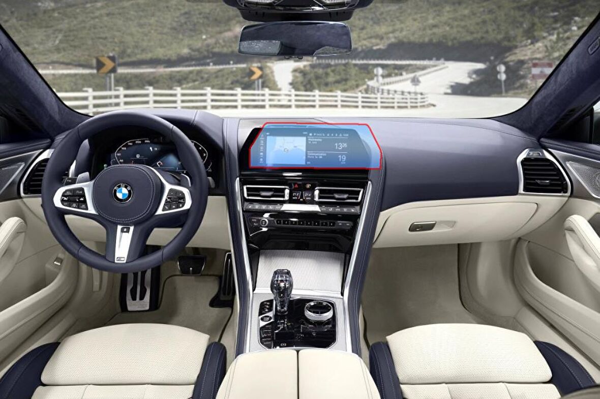 Bmw 8 Seri 2019-2020 Temperli Navigasyon Ekran Koruyucu