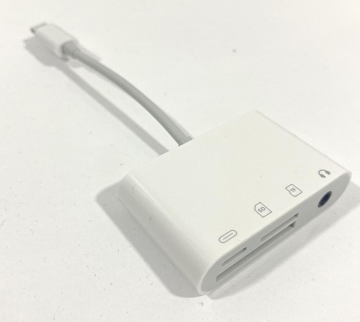 iPhone Lightning 3.5 mm Kulaklık iPhone Şarj Sd Tf Kart Adaptörü