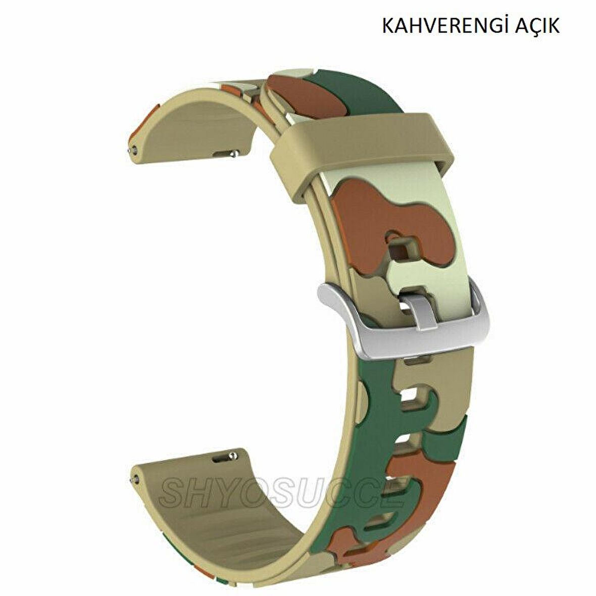 Samsung Gear Watch 3 41mm Active 2 40 44mm Kamuflaj TME Kordon 20mm