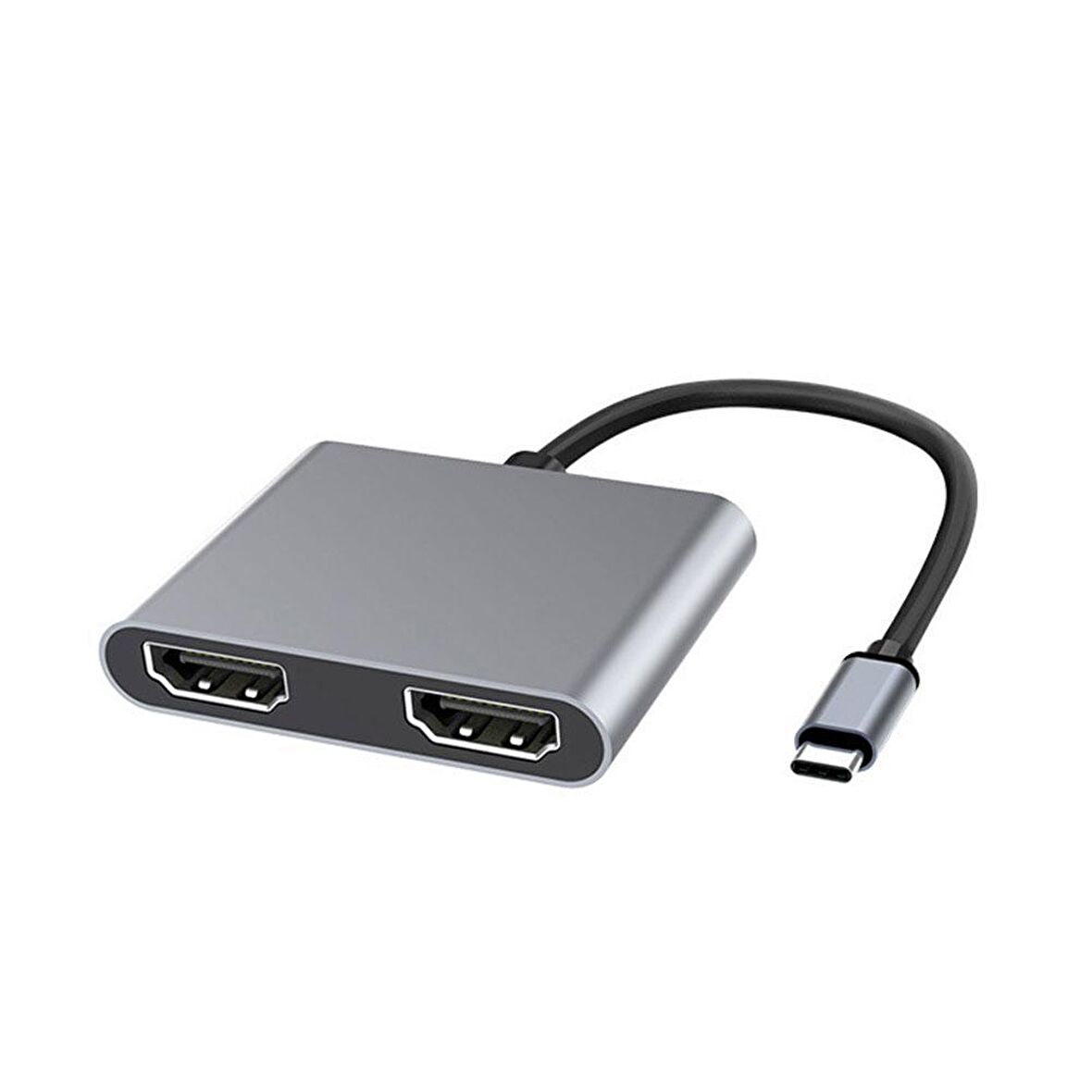 Type-C 2x HDMI 4k 2k Çıkışlı Görüntü Aktarım Kablosu