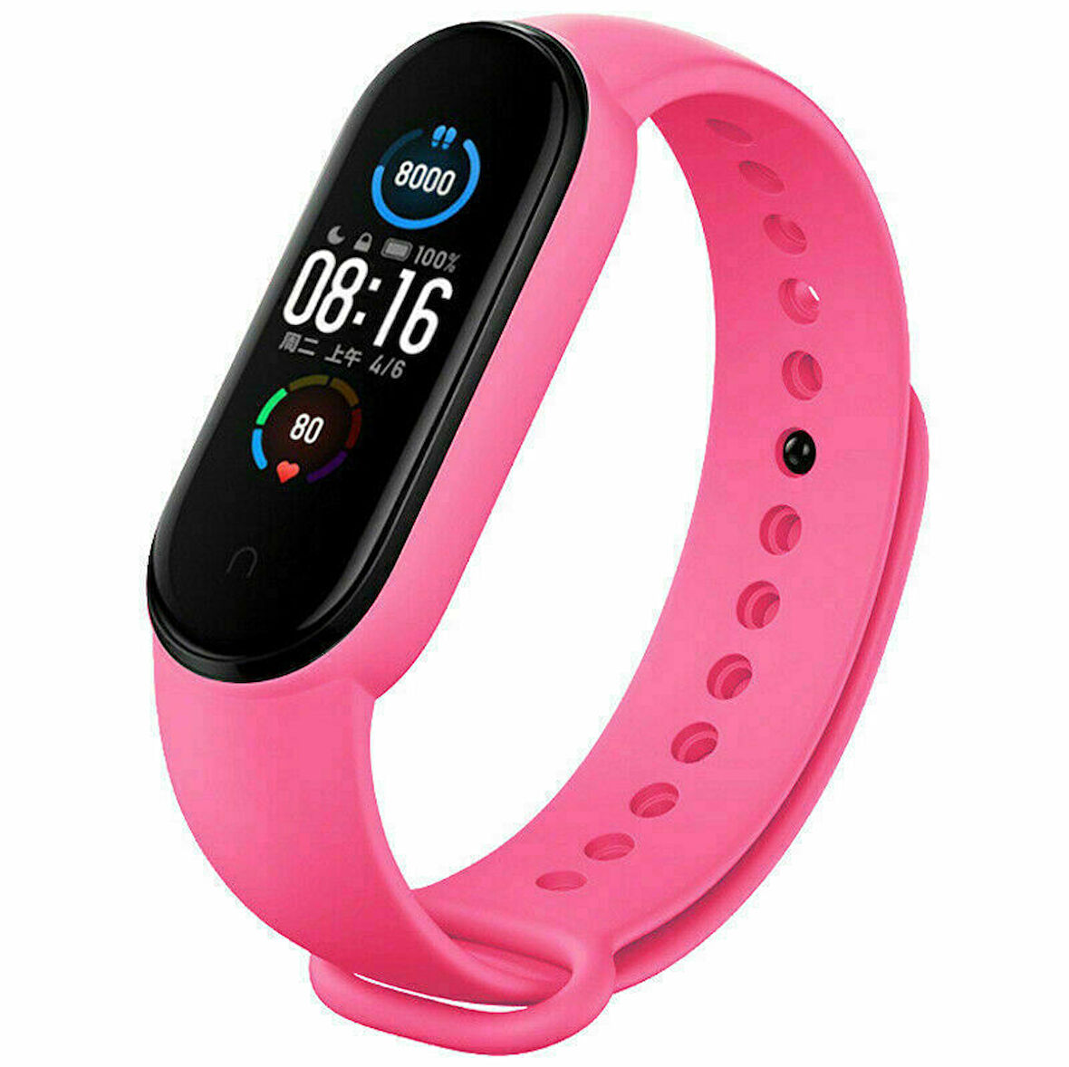 Xiaomi Mi Band 5 Mi Band 6 Mi Band 7 Uyumlu Silikon Kordon Kayış