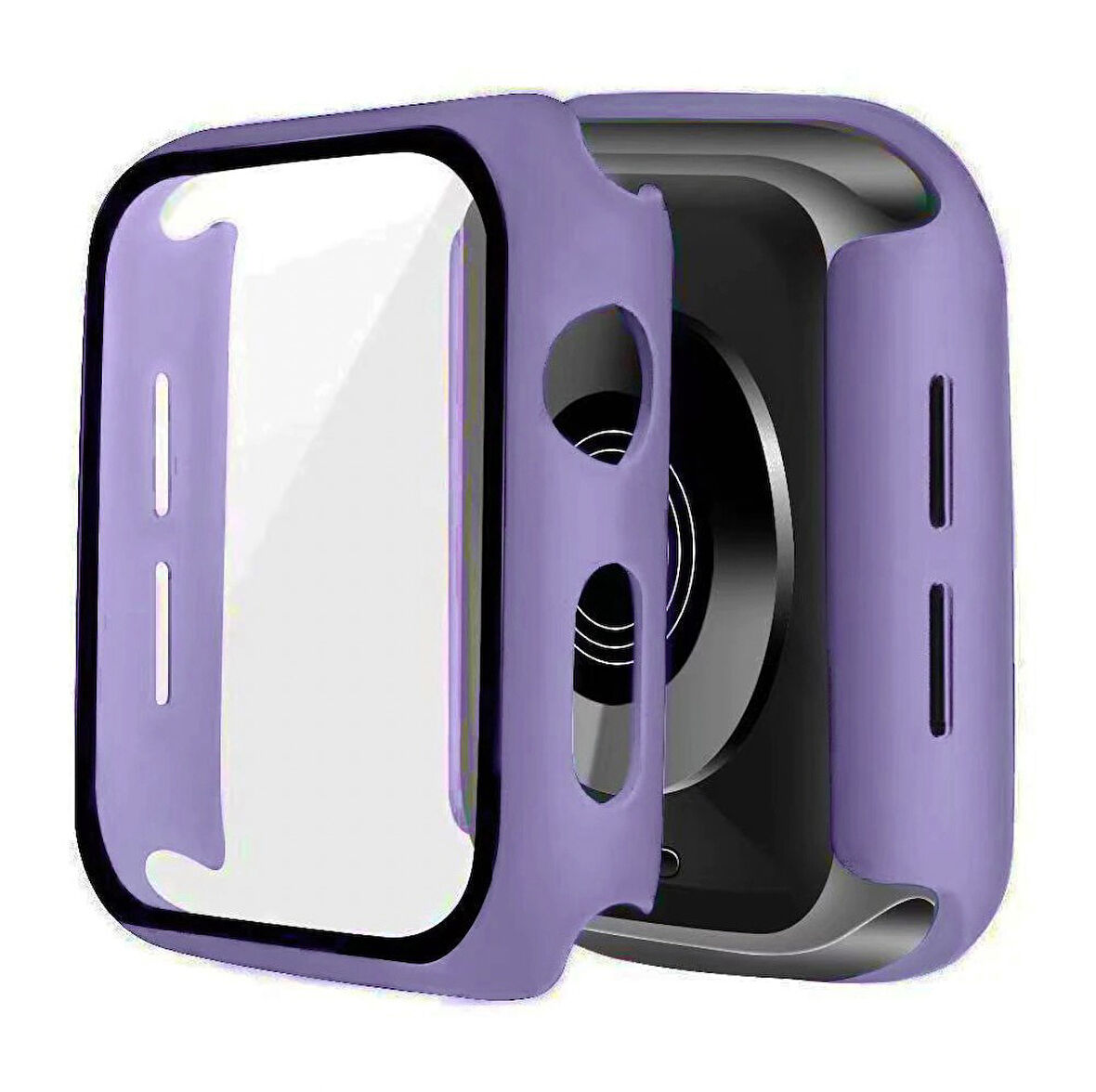 Apple Watch 7 Serisi 41mm Rubber Sert Kapak Kılıf Ekran Koruyucu
