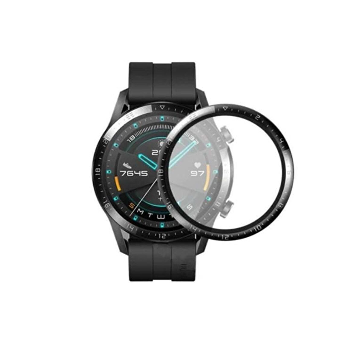 Huawei Watch Gt3 46mm 3D Cam Full Ekran Koruyucu