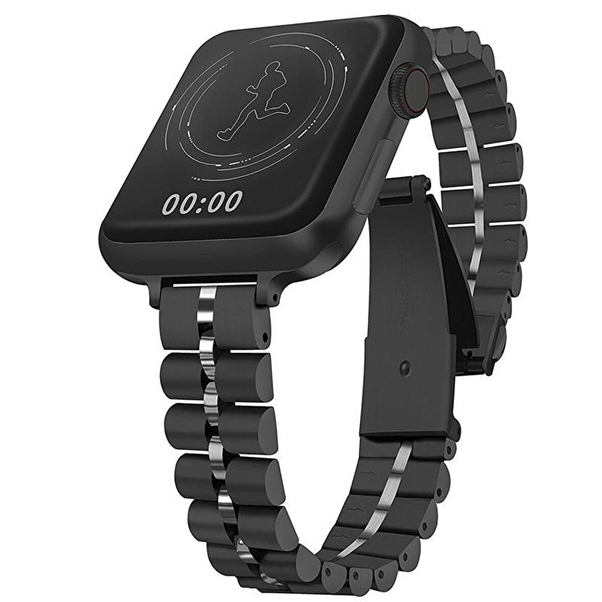 Apple Watch 4 5 6 7 45mm 44mm 42mm Slim Baklalı Band Kordon Kayış