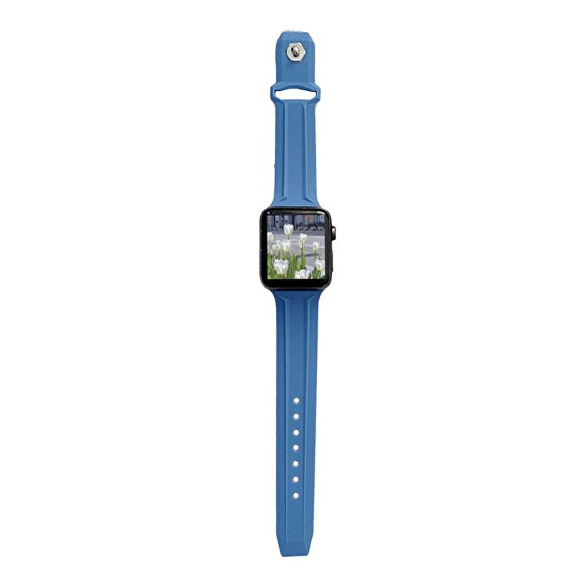 Apple Watch 5 6 7 8 Ultra 42mm 44mm 45mm TME Line Silikon Kordon