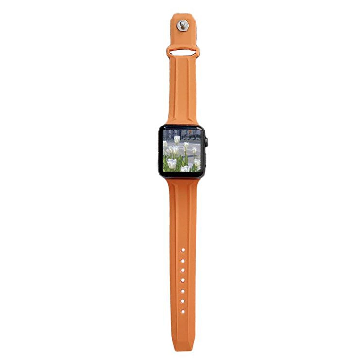 Apple Watch 3 4 5 6 7 8 38mm 40mm 41mm TME Line Silikon Kordon