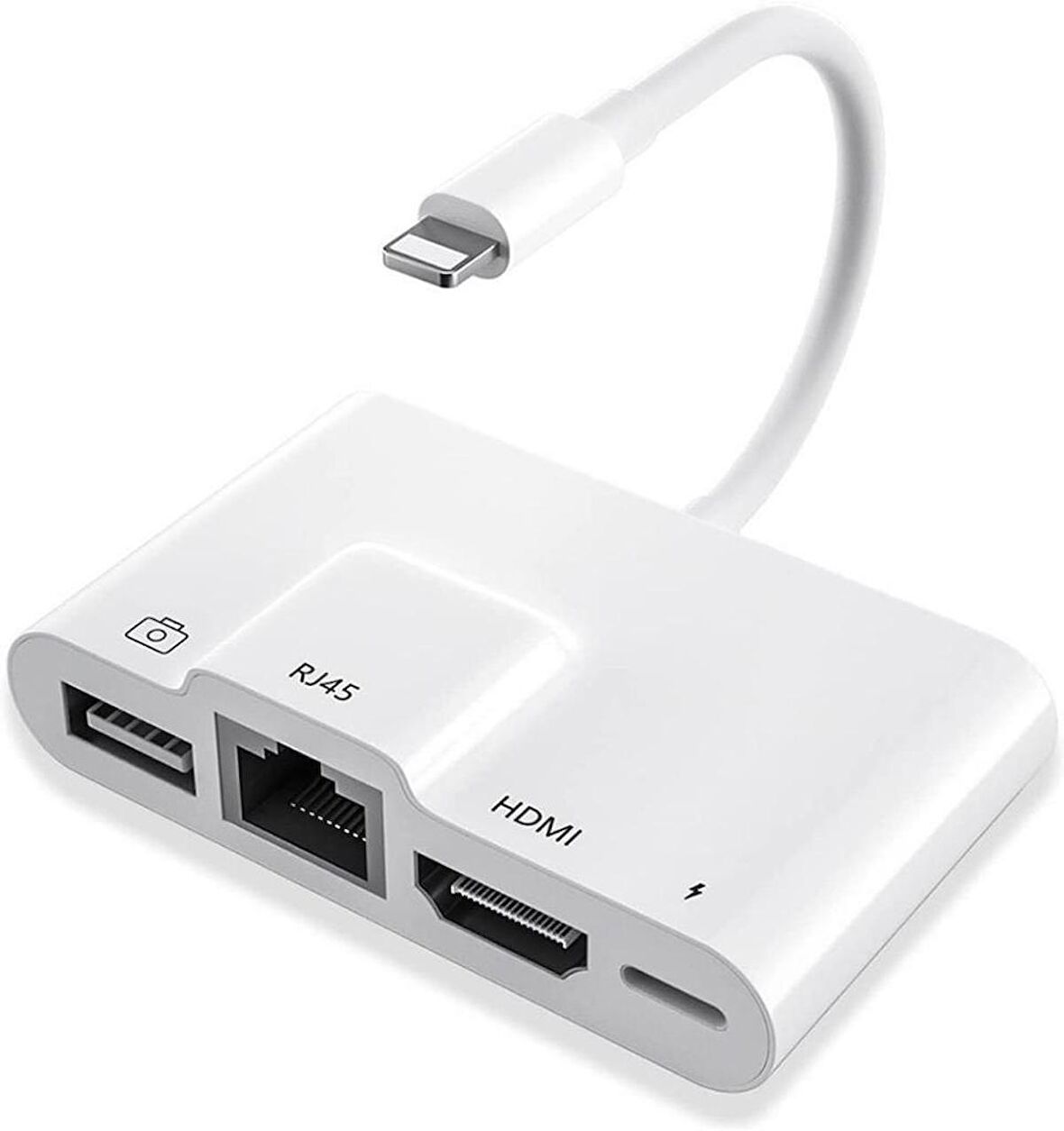 iPhone iPad Lightning Rj45 Gigabit Ethernet Hdmi Usb Şarj Adaptör